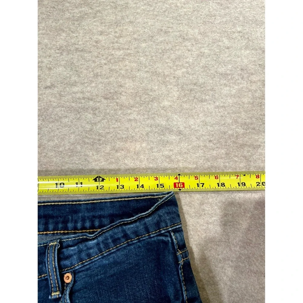 Levi's 550 Jeans Men 34x36 Blue Denim Cotton Stretch High‎ Rise Straight Leg